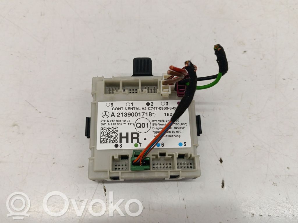 Mercedes-Benz E W213 Oven ohjainlaite/moduuli 