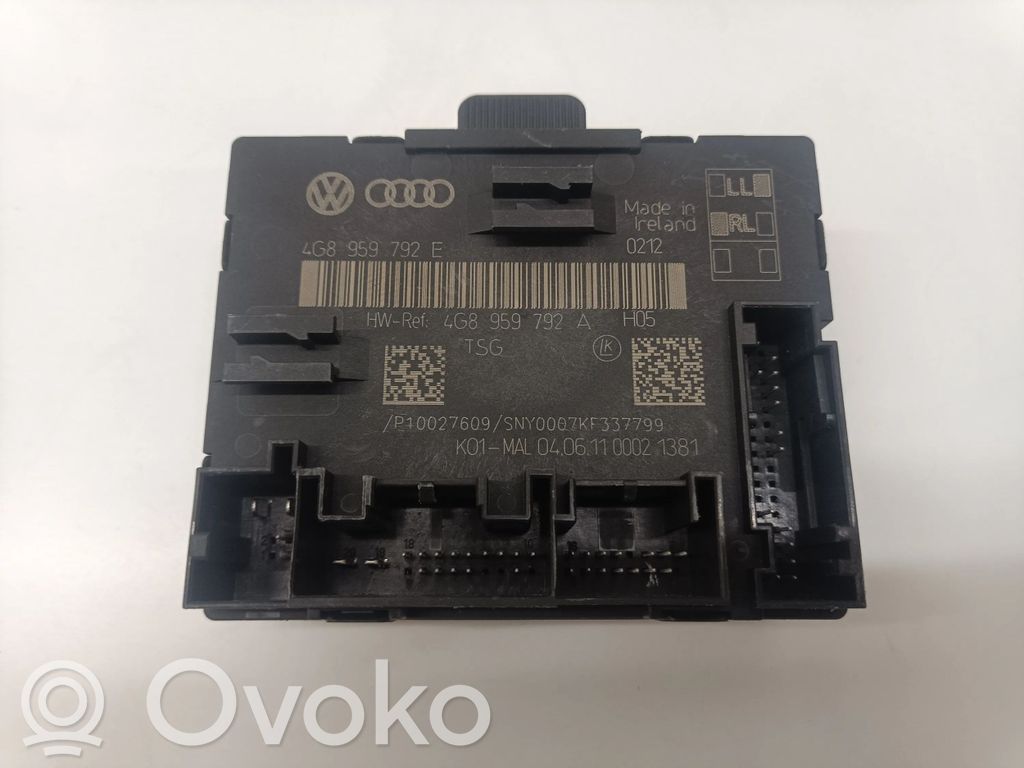Audi A6 S6 C7 4G Unidad de control/módulo de la puerta 