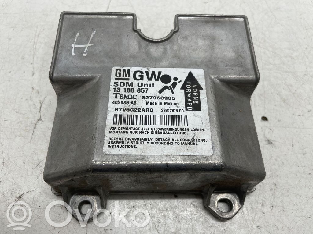 Opel Astra H Airbag control unit/module 