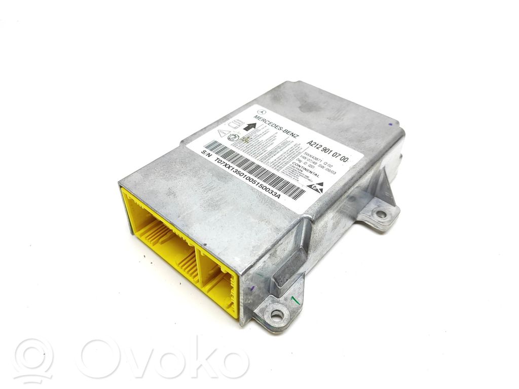 Mercedes-Benz E W212 Unidad de control/módulo del Airbag 
