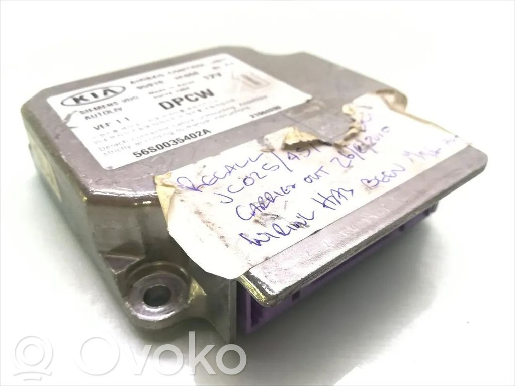 KIA Sorento Airbag control unit/module 