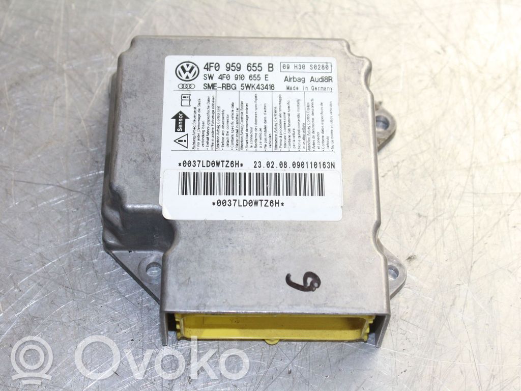 Audi A6 S6 C6 4F Airbag control unit/module 