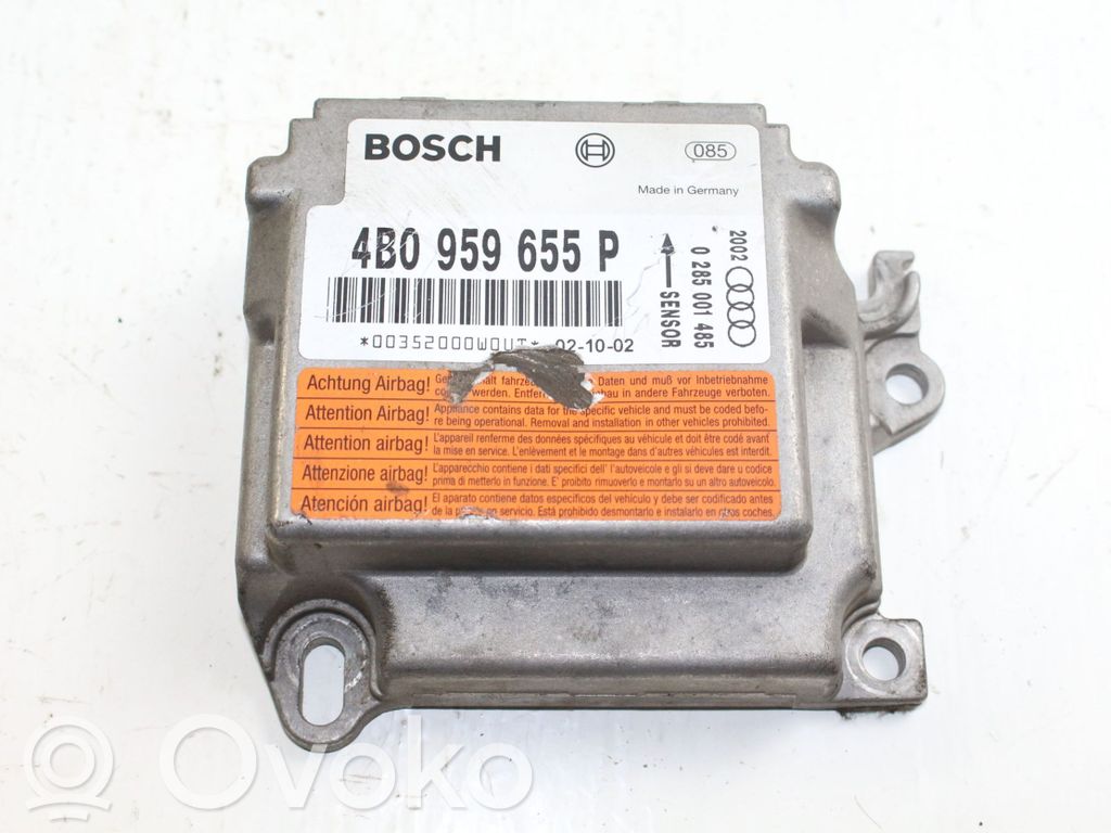 Audi A6 S6 C5 4B Airbag control unit/module 