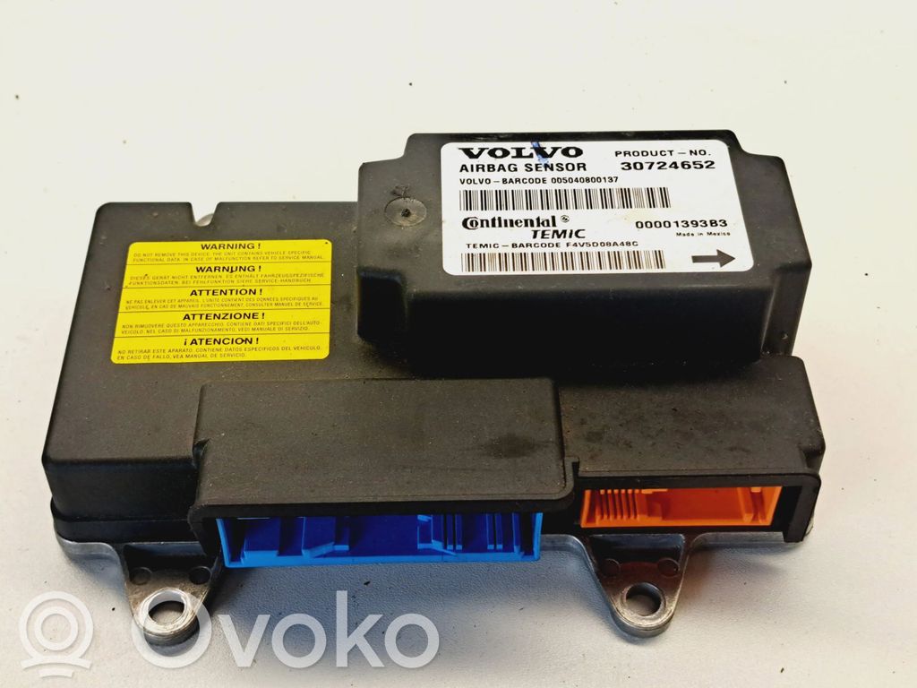 Volvo V50 Airbag control unit/module 