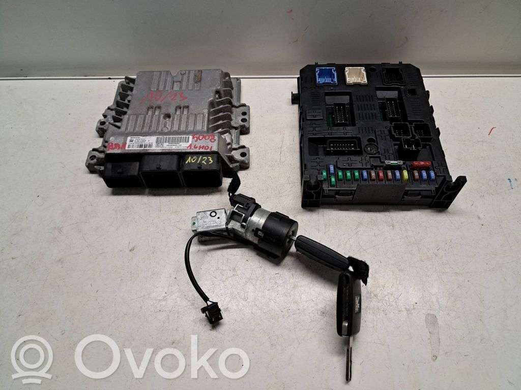 Peugeot 5008 Engine ECU kit and lock set 