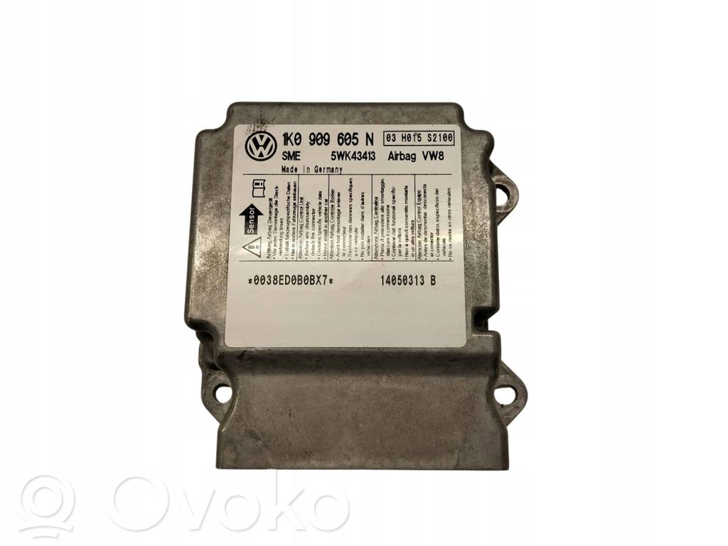 Volkswagen Golf V Airbag control unit/module 