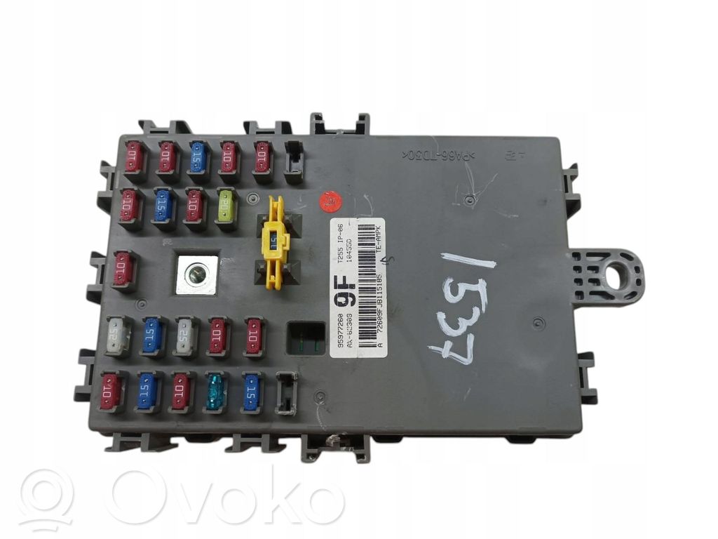 Chevrolet Aveo Fuse box set 