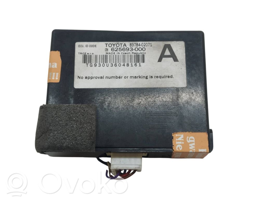 Toyota Auris E180 Other control units/modules 