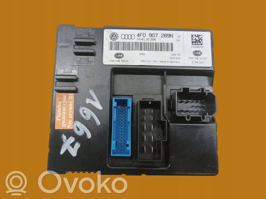 Audi A6 S6 C6 4F Module de contrôle carrosserie centrale 