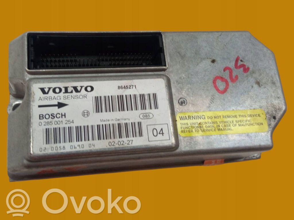 Volvo S80 Airbag control unit/module 