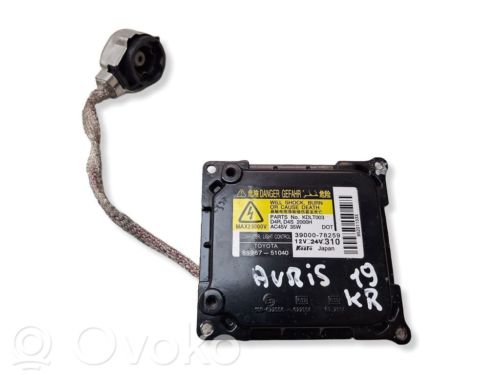 Sterownik / moduł świateł Xenon   8596751040,3900078259