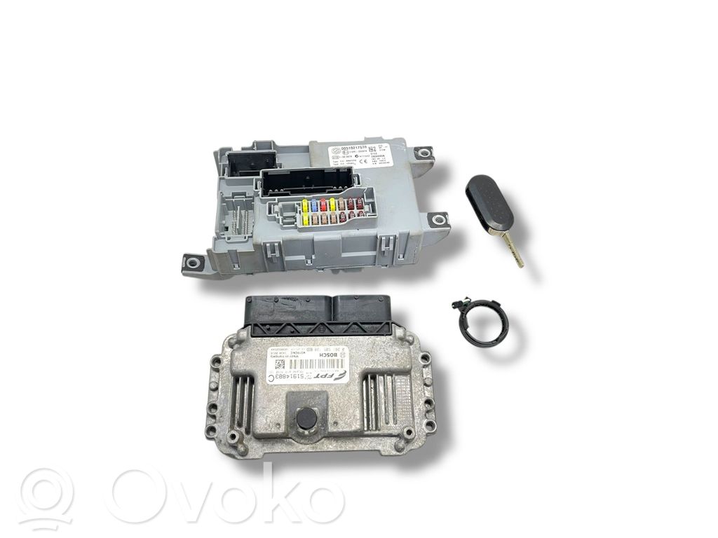 Fiat Doblo Engine ECU kit and lock set 