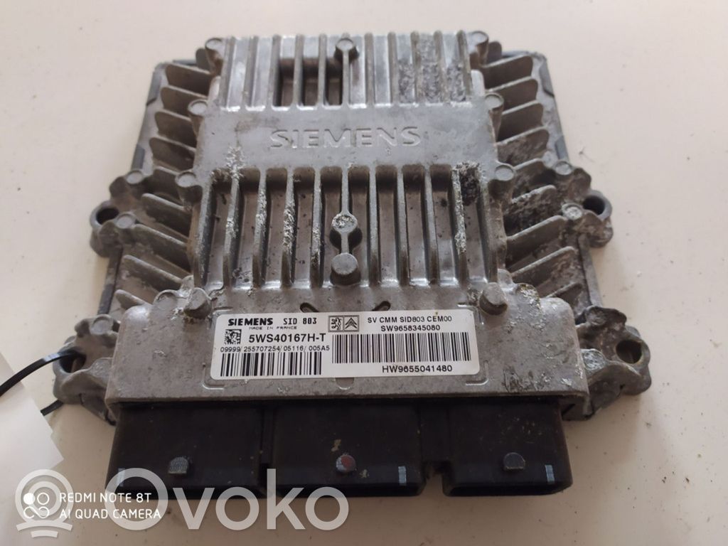 Peugeot 407 Engine control unit/module 