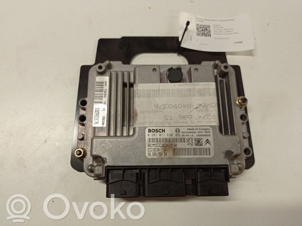 Peugeot 307 Engine control unit/module 