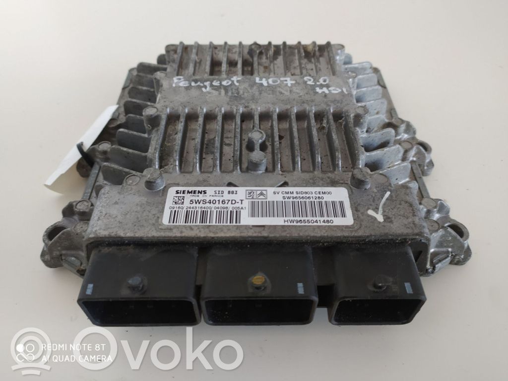Peugeot 407 Engine control unit/module 