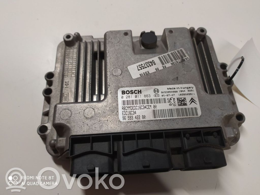 Peugeot 307 Engine control unit/module 