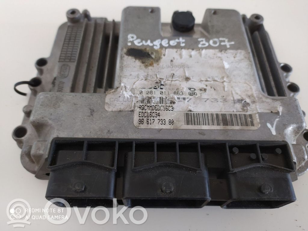 Peugeot 307 Engine control unit/module 