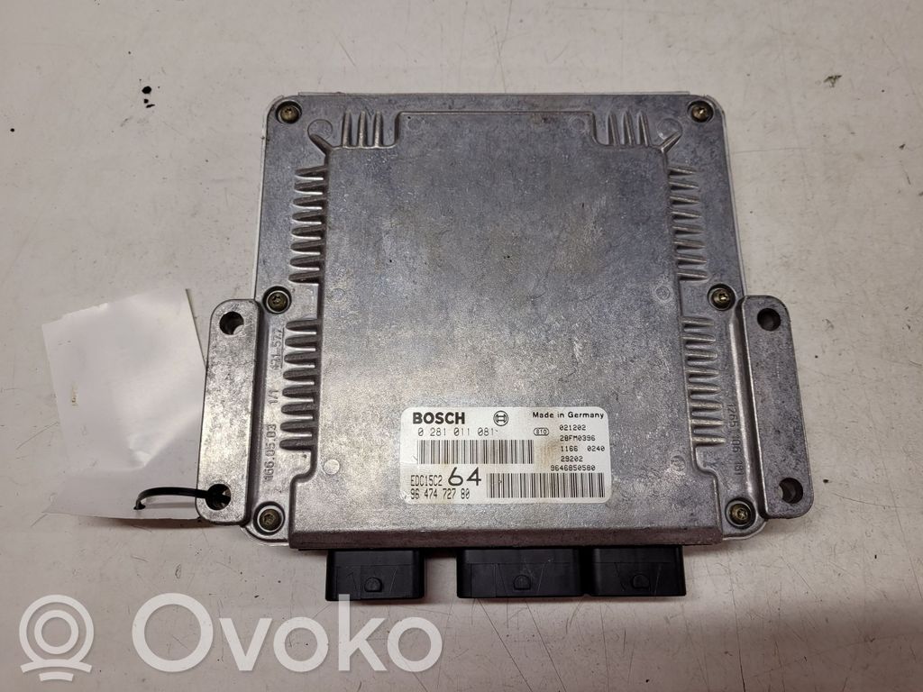 Peugeot 307 Engine control unit/module 