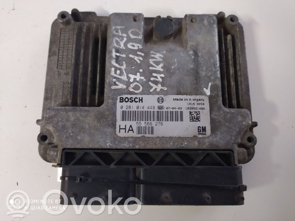 Opel Vectra C Engine control unit/module 