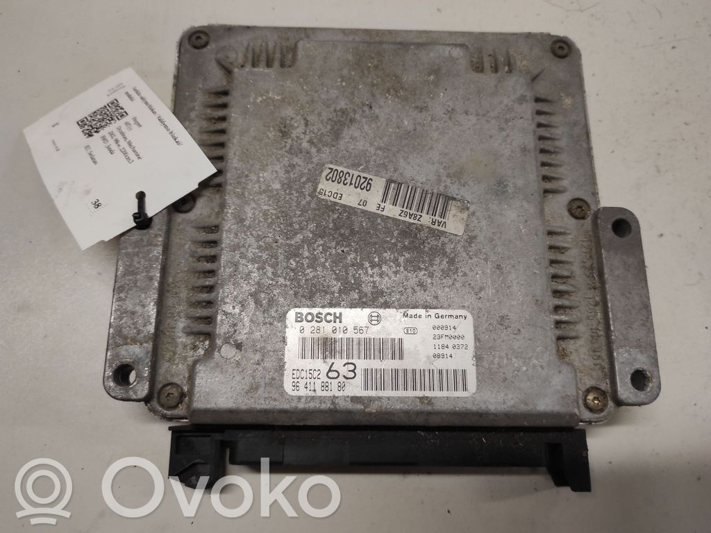 Peugeot 607 Engine control unit/module 