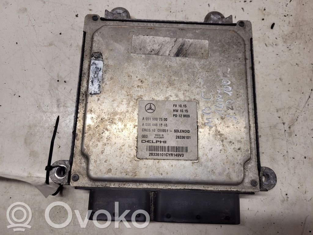 Mercedes-Benz C W204 Engine control unit/module 