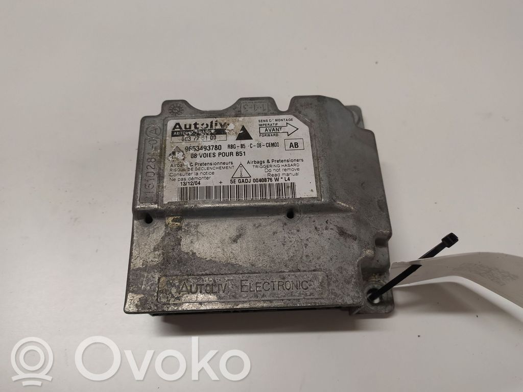 Citroen C4 I Airbag control unit/module 