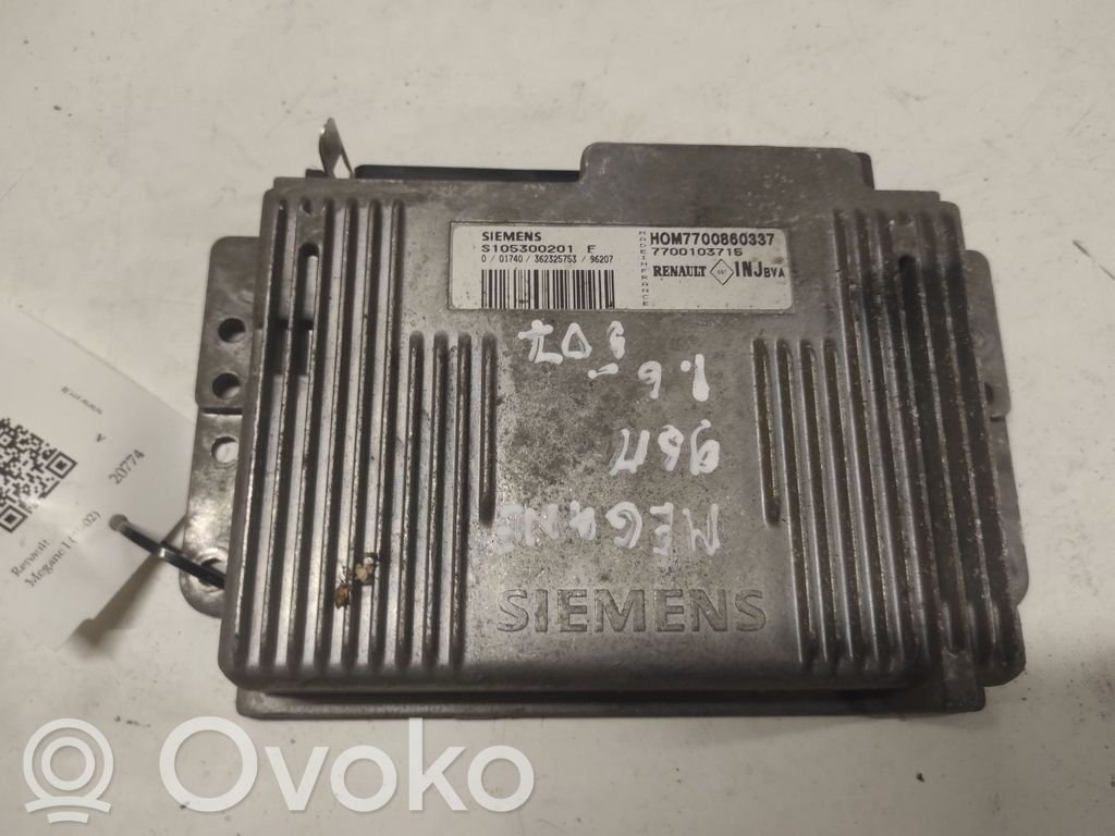 Renault Megane I Engine control unit/module 