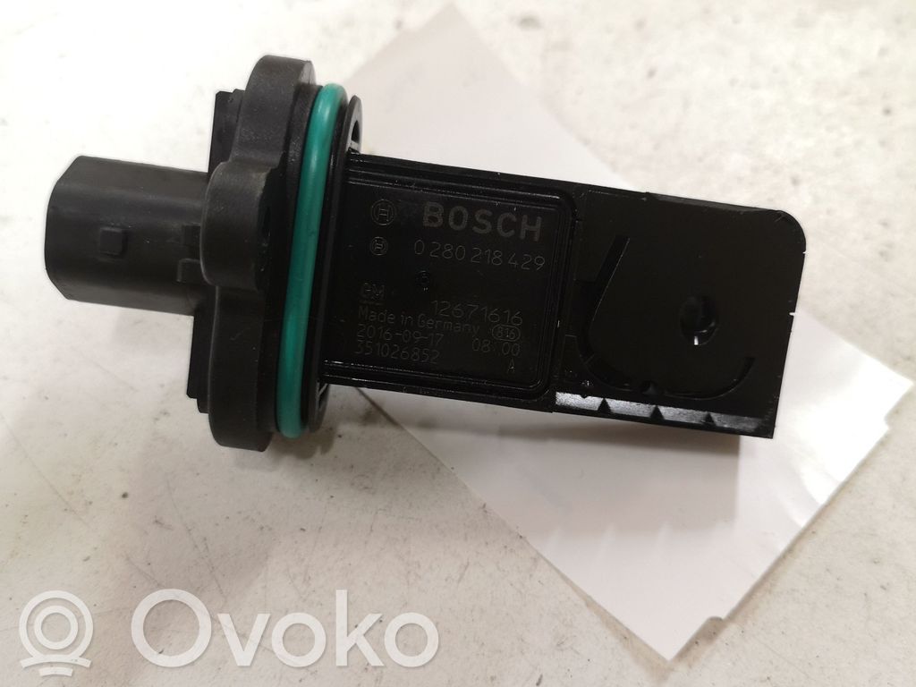 Opel Astra K Mass air flow meter 