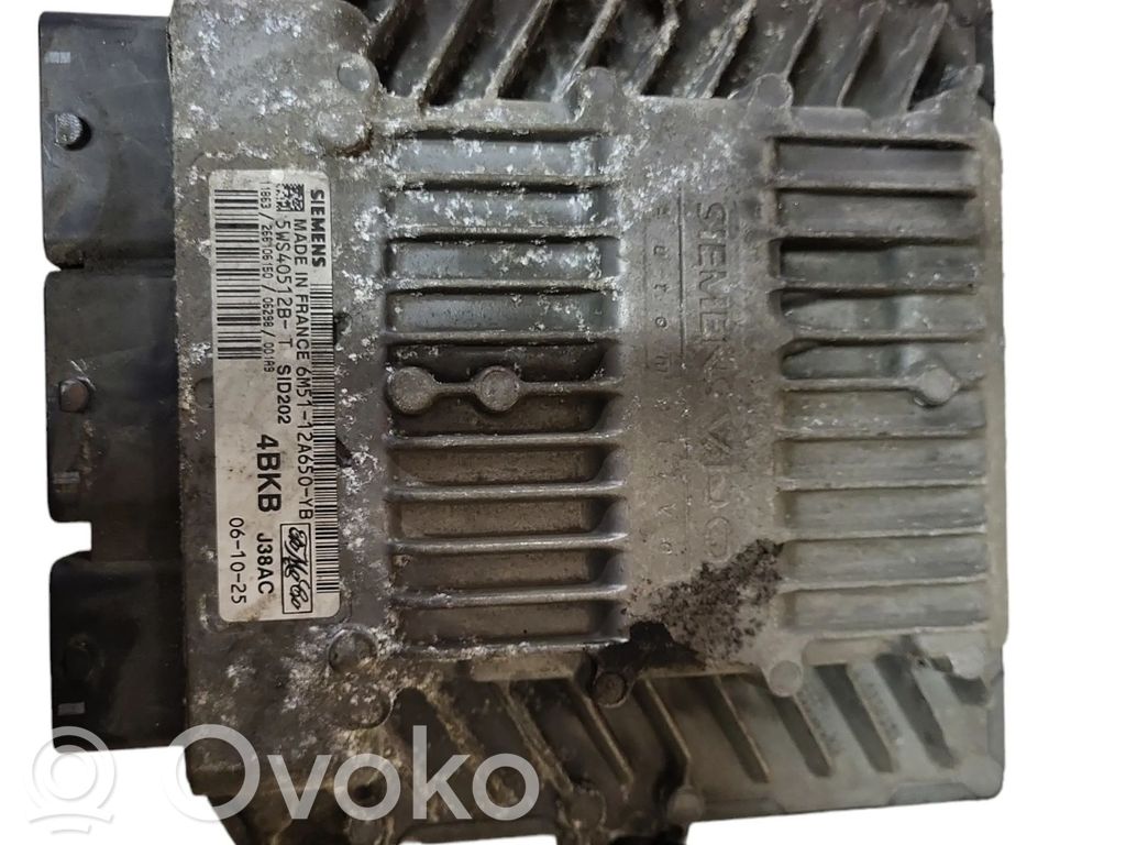 Engine control unit/module   6M5112A650YB,5WS40512BT