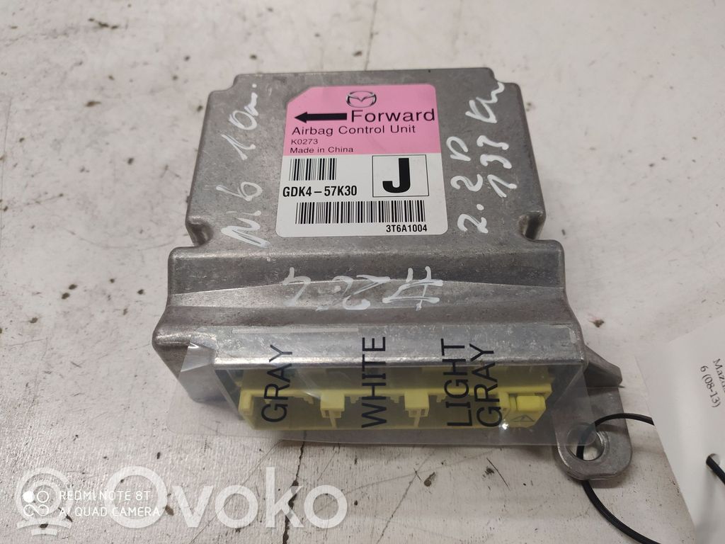 Mazda 6 Airbag control unit/module 