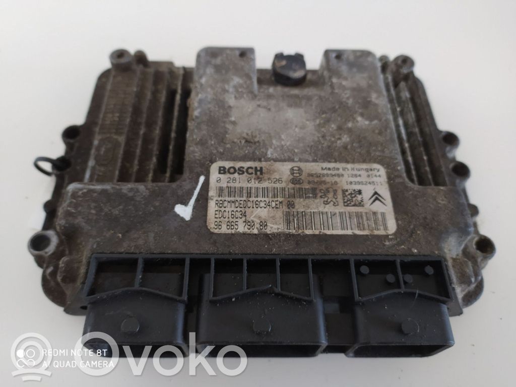 Peugeot 206 Engine control unit/module 