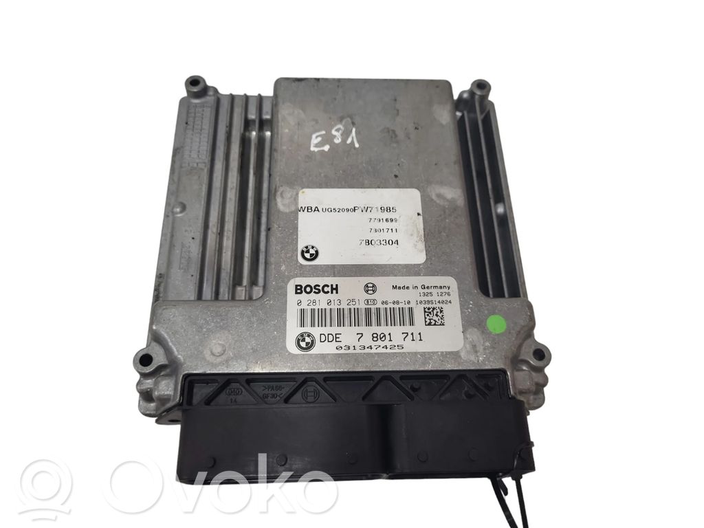 BMW 1 E81 E87 Engine control unit/module 