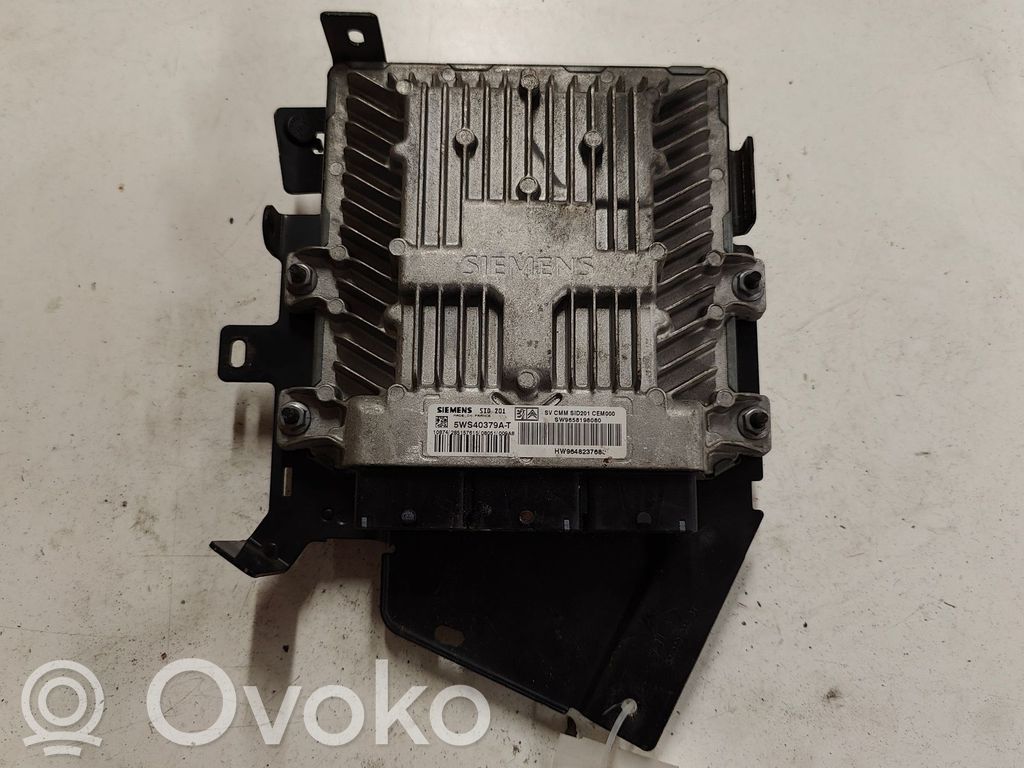 Engine control unit/module   5WS40379AT,SW9658198080,HW9648237680