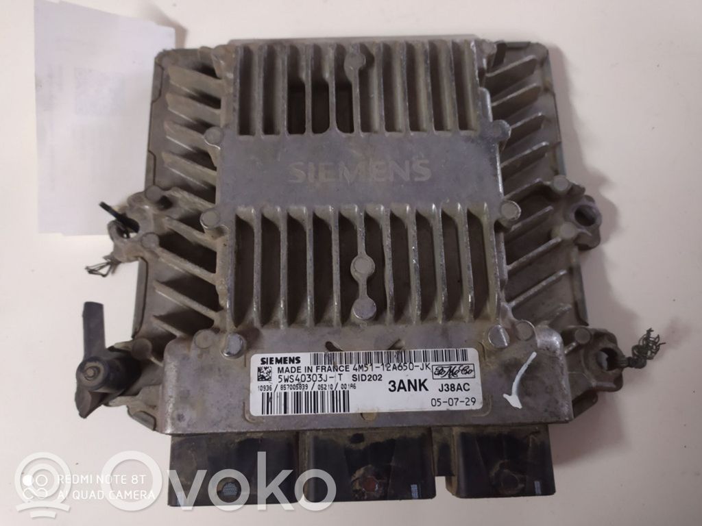Ford Focus Engine control unit/module 