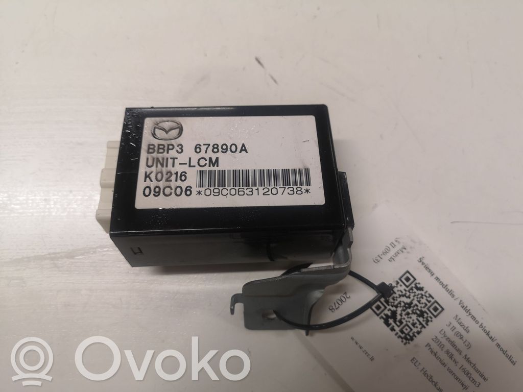 Mazda 3 II Light module LCM 