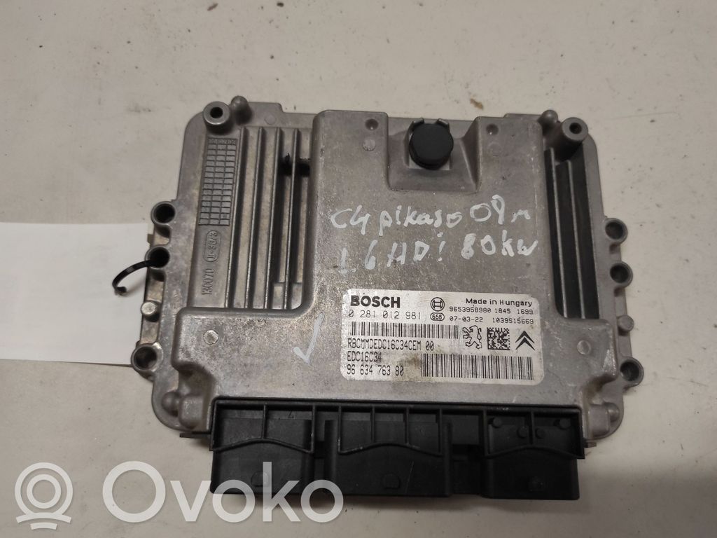 Citroen C4 I Engine control unit/module 