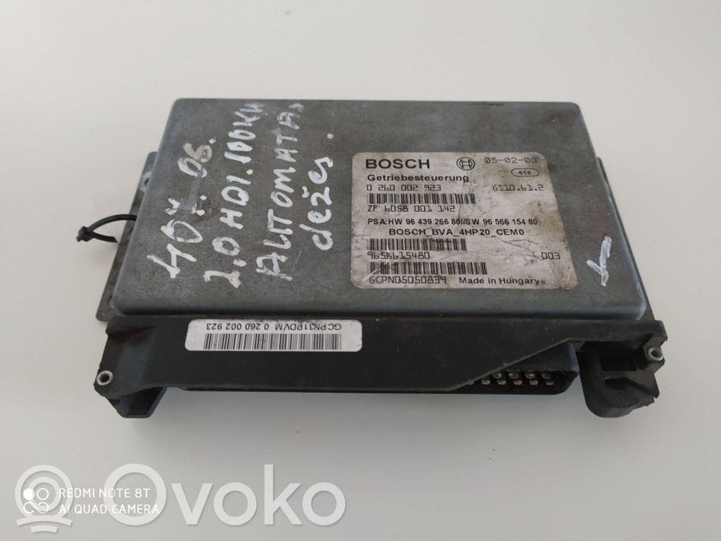 Peugeot 407 Gearbox control unit/module 