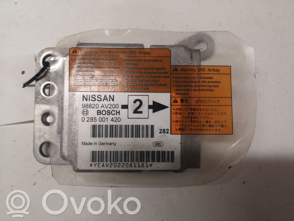 Nissan Primera Airbag control unit/module 
