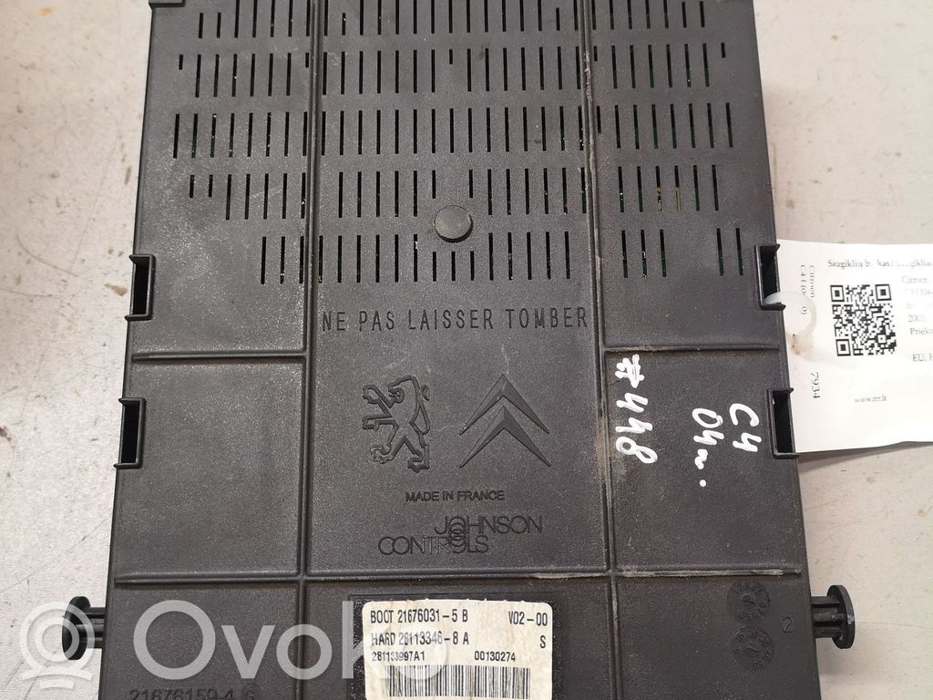 Citroen C4 I Fuse module 