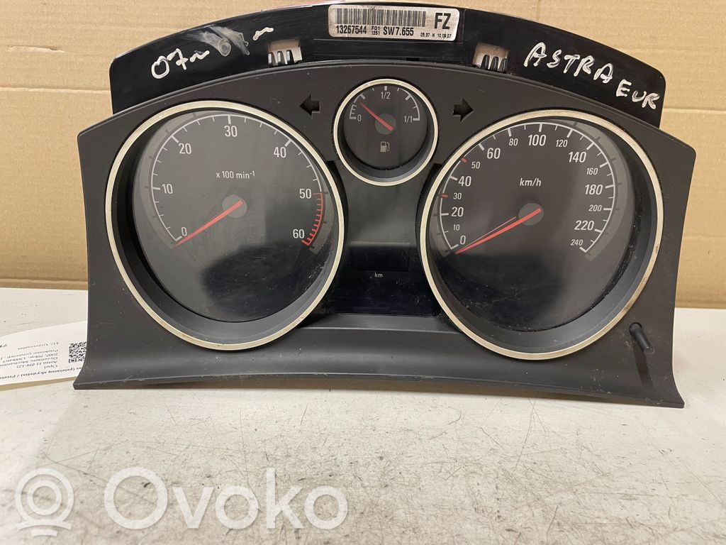 Opel Astra H Speedometer (instrument cluster) 