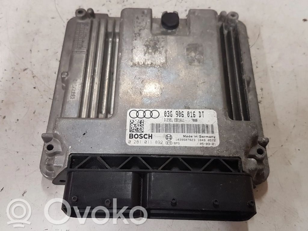 Audi A3 S3 8P Engine control unit/module 