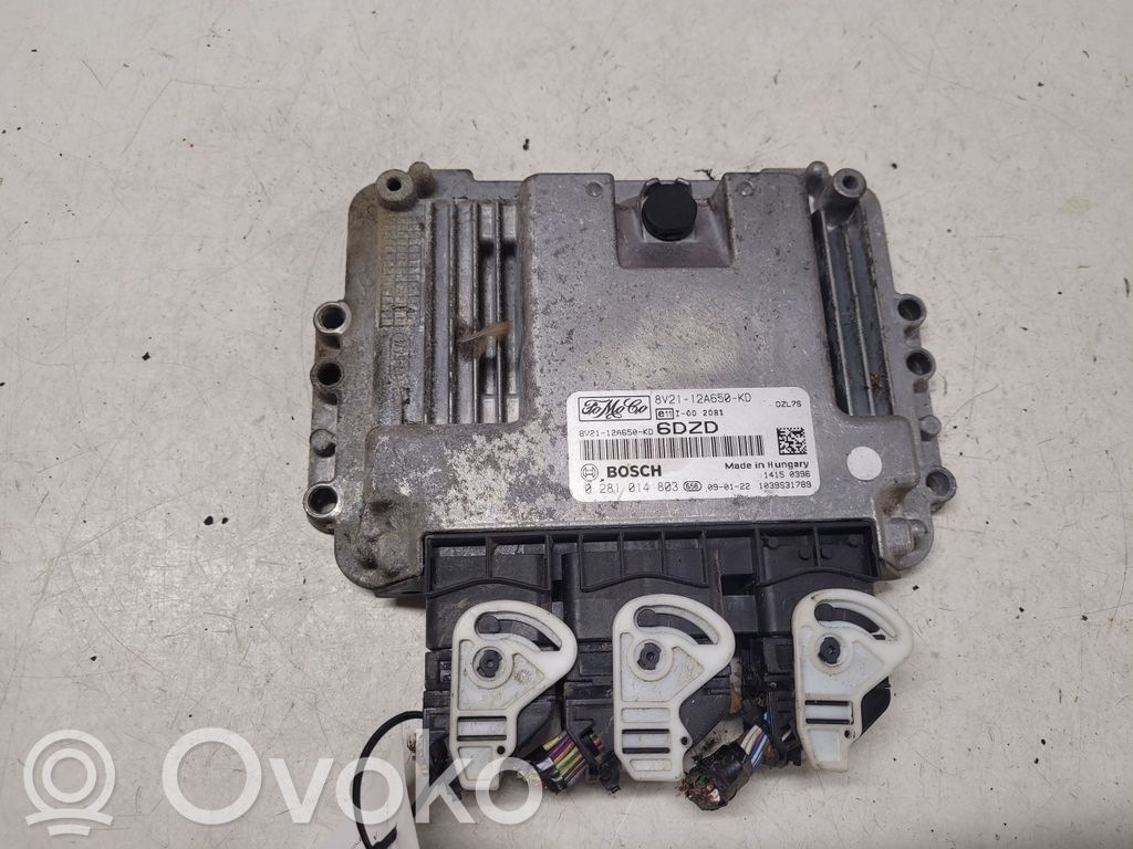 Engine control unit/module   8V2112A650KD,6DZD,DZL7S,0281014803,1039S31789,14150396