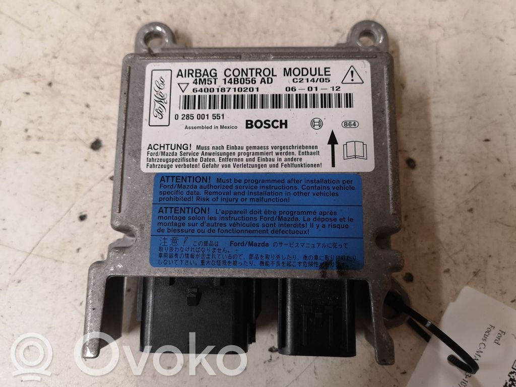 Ford Focus C-MAX Airbag control unit/module 