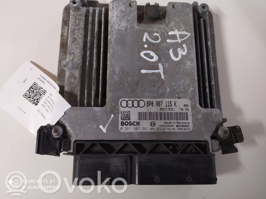 Audi A3 S3 8P Engine control unit/module 