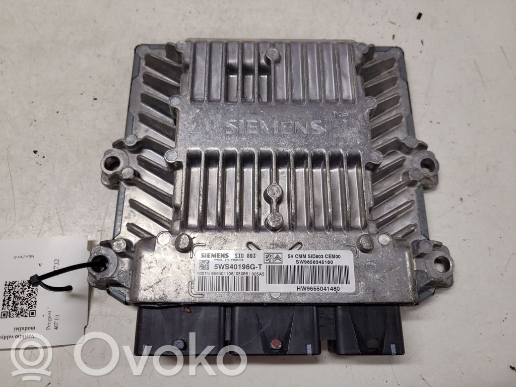 Peugeot 407 Engine control unit/module 