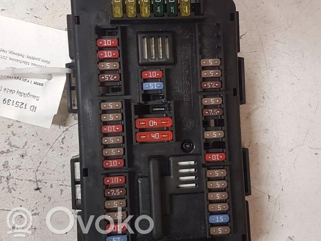 BMW 1 F20 F21 Fuse box set 