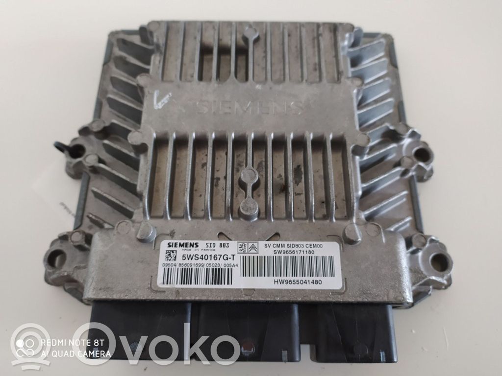 Peugeot 407 Engine control unit/module 
