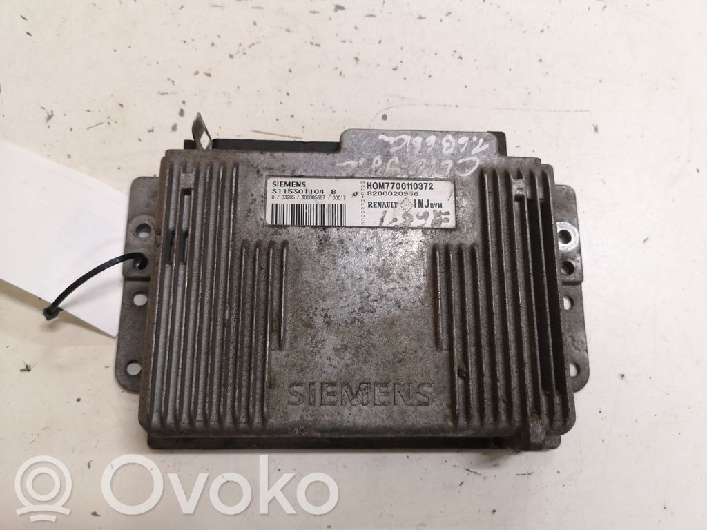 Engine control unit/module   7700110372,8200020956