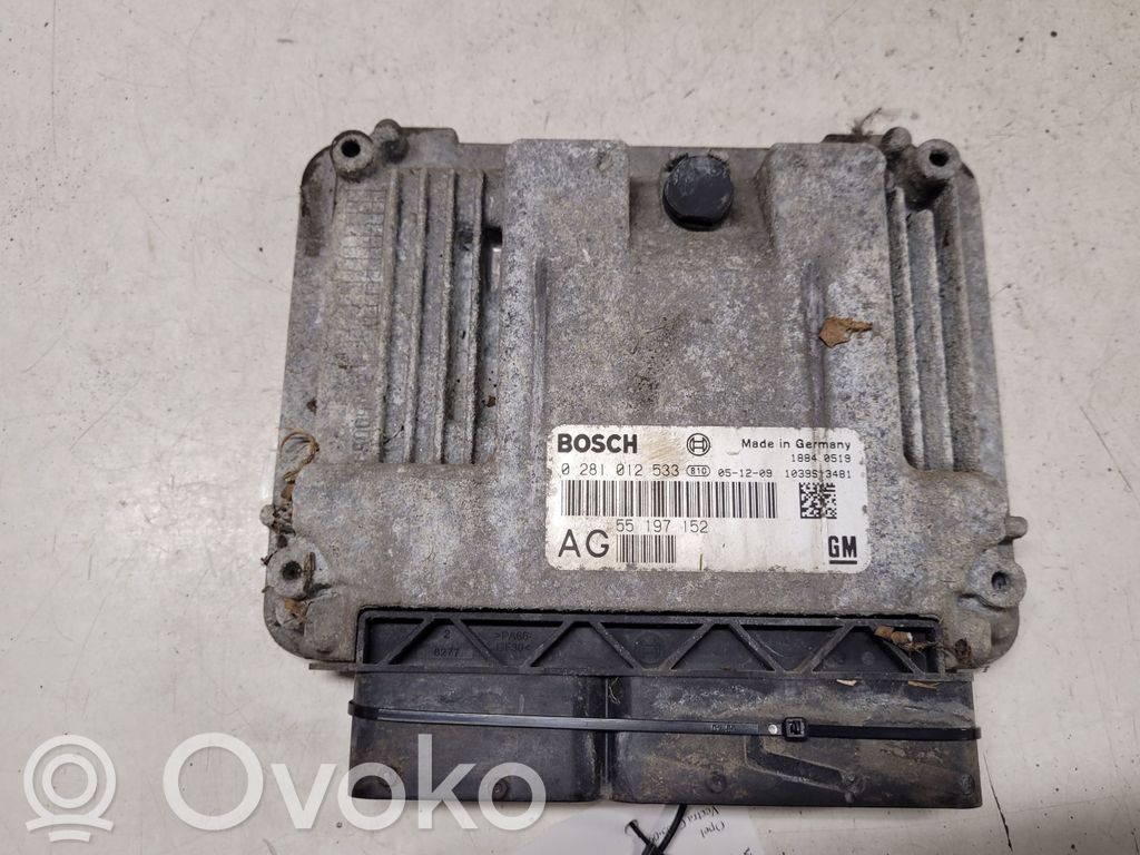 Opel Vectra C Engine control unit/module 