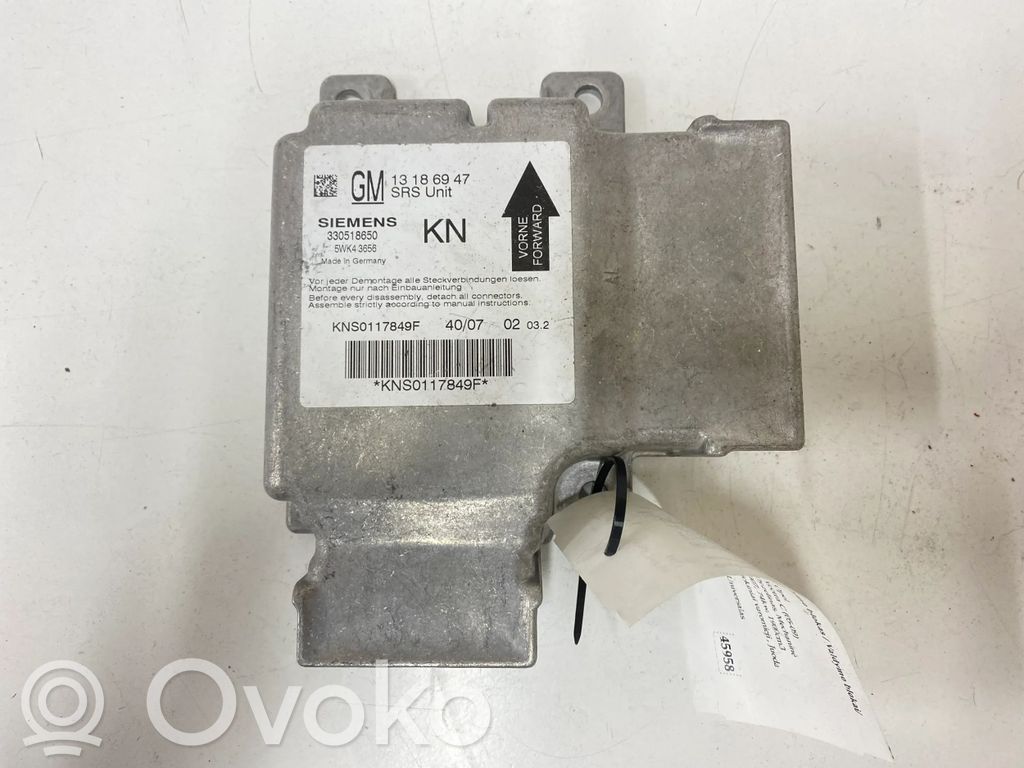 Opel Vectra C Airbag control unit/module 